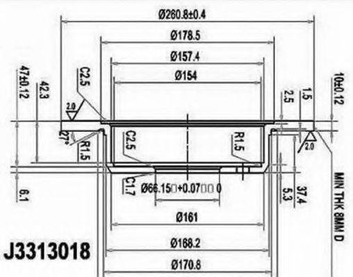 NIPPARTS J3313018