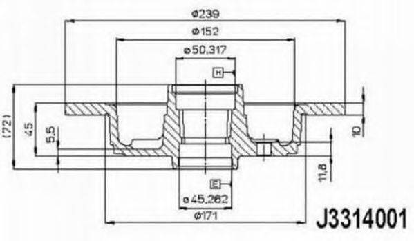 NIPPARTS J3314001