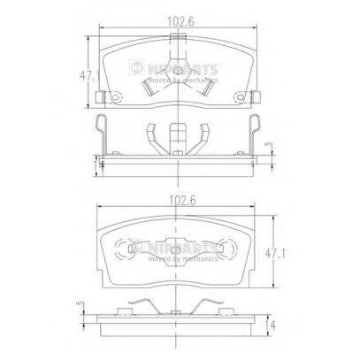 NIPPARTS J3606006