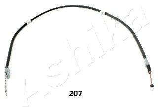 JAPANPARTS BC-207 Трос, стоянкова гальмівна система