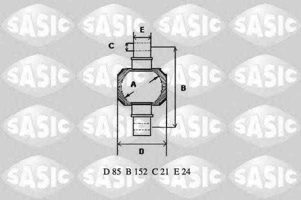 ZF PARTS 2515801 ремонтний комплект, важіль підвіски