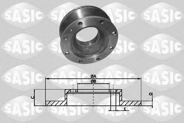 ZF PARTS 22235 гальмівний диск