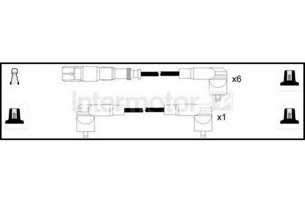 INTERMOTOR 76209 Комплект дротів запалювання