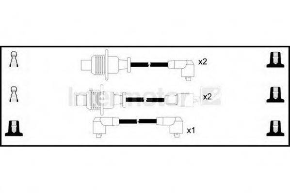 INTERMOTOR 76258 Комплект дротів запалювання