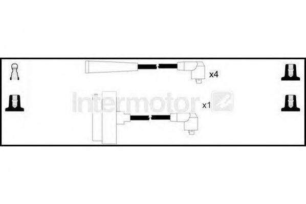 INTERMOTOR 76260 Комплект дротів запалювання
