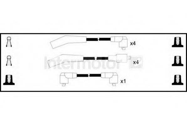 UNIPART GHT153 Комплект дротів запалювання