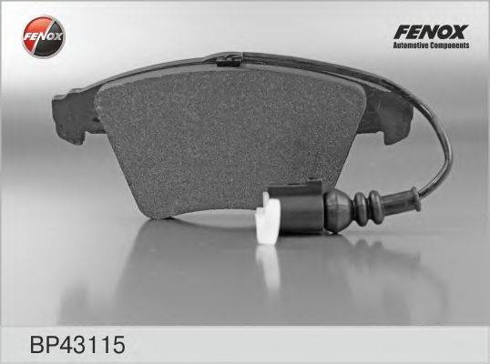 FENOX 23746 Комплект гальмівних колодок, дискове гальмо