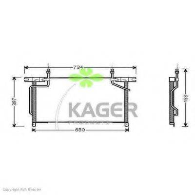 PAPE 133056 Конденсатор, кондиціонер