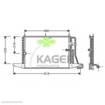 PAPE 93050 Конденсатор, кондиціонер