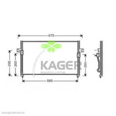 PAPE 293024 Конденсатор, кондиціонер
