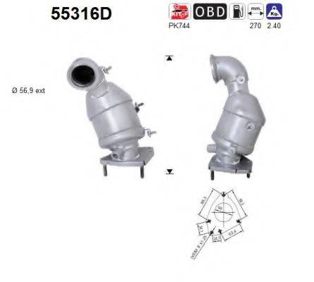 WALKER 28633 Каталізатор