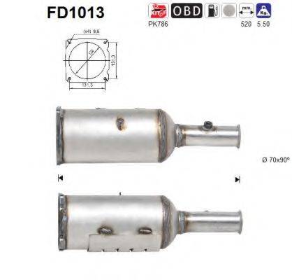 ROSI 390130 Саджовий/частковий фільтр, система вихлопу ОГ