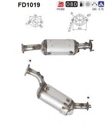 WALKER 73109 Саджовий/частковий фільтр, система вихлопу ОГ