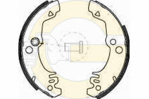 DELPHI LS1214 Комплект гальмівних колодок