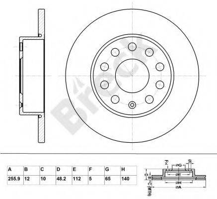 BRECK BR 034 SA100