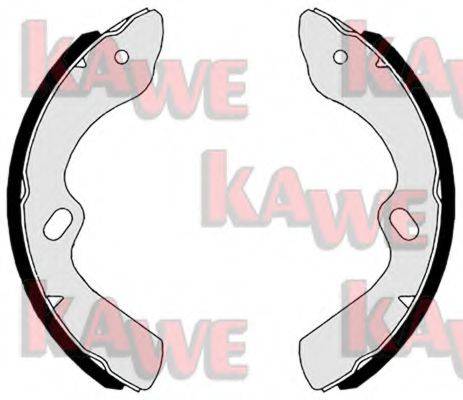 KAWE 08890 Комплект гальмівних колодок