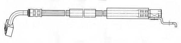 KAWE 513156 Гальмівний шланг