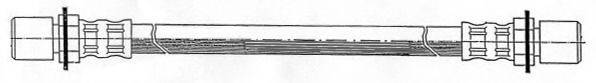 KAWE 510669 Гальмівний шланг