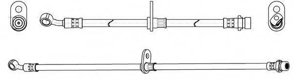 KAWE 514552 Гальмівний шланг