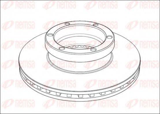 KAWE NCA100420 гальмівний диск