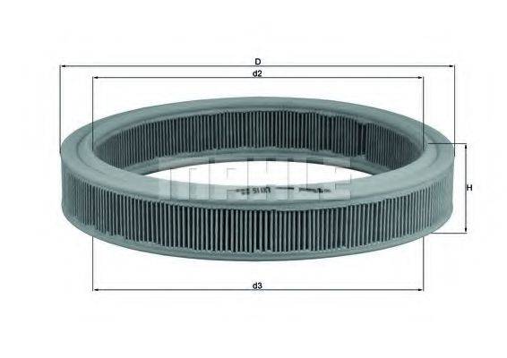 MAHLE ORIGINAL LX 115
