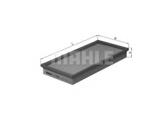 MAHLE ORIGINAL LX 2062