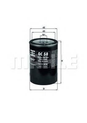 MAHLE ORIGINAL OC 58