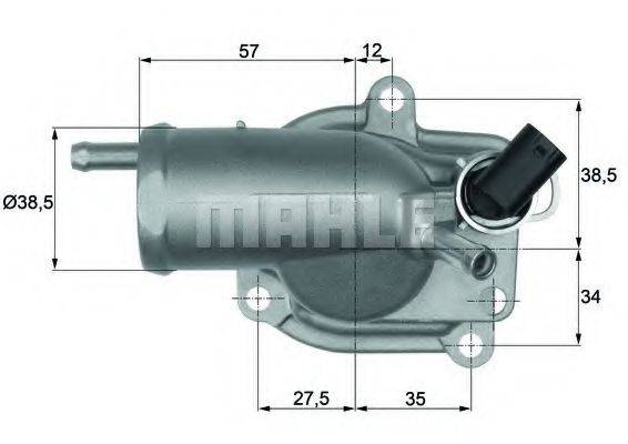 MAHLE ORIGINAL TH 9 87