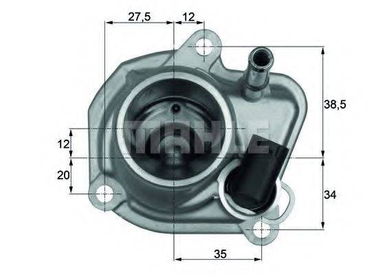 MAHLE ORIGINAL 2.439.87 Термостат, охолоджуюча рідина