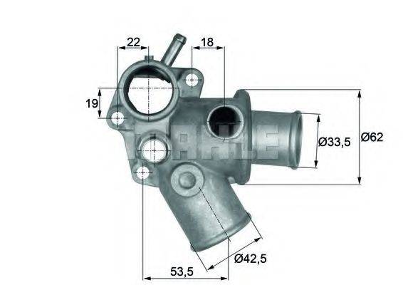 MAHLE ORIGINAL TI 66 82D
