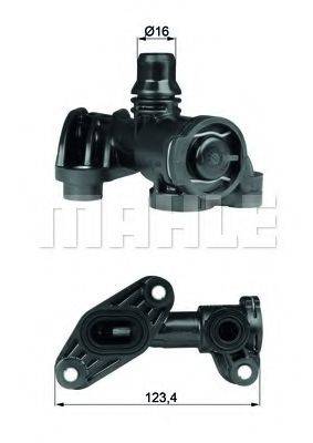 MAHLE ORIGINAL 1.448.93 Термостат, масляне охолодження