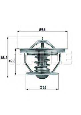 MAHLE ORIGINAL 2.320.71 Термостат, охолоджуюча рідина