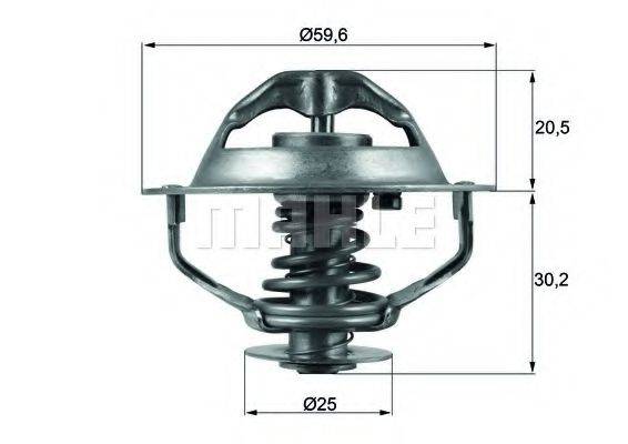 MAHLE ORIGINAL TX 107 90D