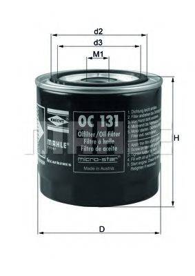 MAHLE ORIGINAL OC 131