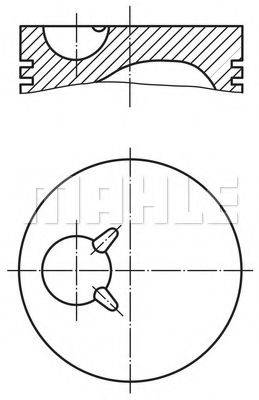 MAHLE ORIGINAL 2732200 Поршень