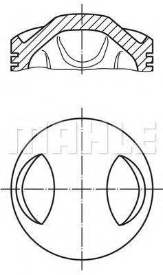 MAHLE ORIGINAL 5041910 Поршень