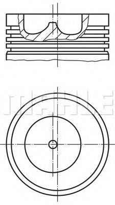 MAHLE ORIGINAL 2736901 Поршень