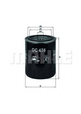 MAHLE ORIGINAL OC 476
