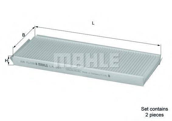 MAHLE ORIGINAL LA 391/S