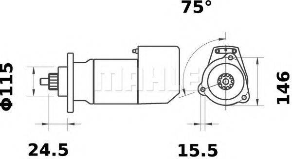 MAHLE ORIGINAL MS 529