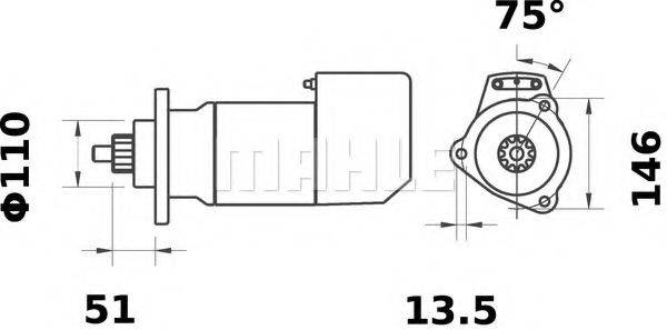 MAHLE ORIGINAL MS 518