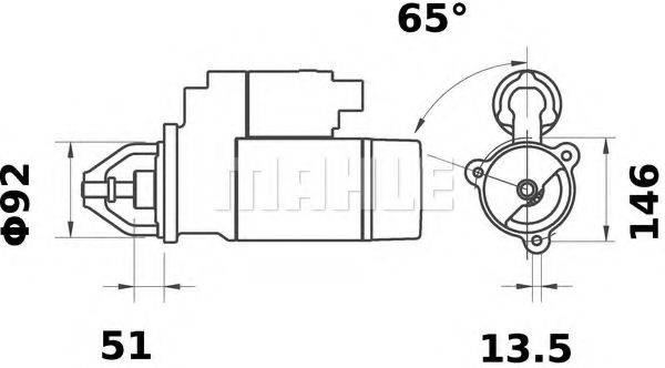 MAHLE ORIGINAL MS 524