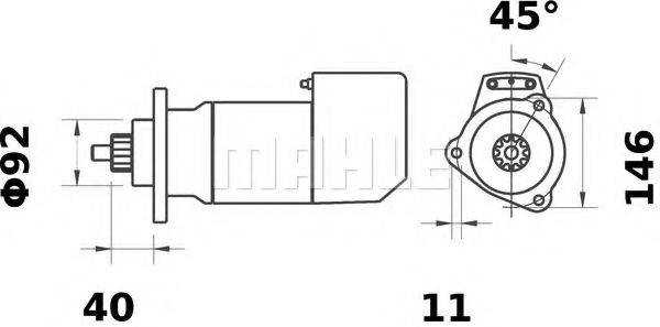 MAHLE ORIGINAL MS 504