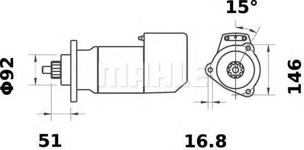 MAHLE ORIGINAL MS 480