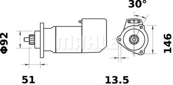 MAHLE ORIGINAL MS 471