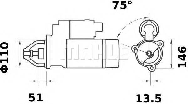 MAHLE ORIGINAL MS 462