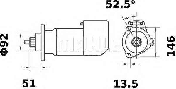 MAHLE ORIGINAL MS 466