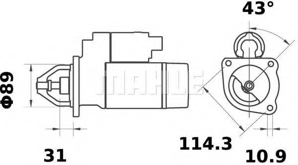 DELPHI 25 219 Стартер