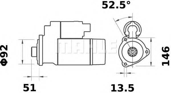 MAHLE ORIGINAL MS 425