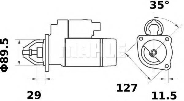 MAHLE ORIGINAL MS 417